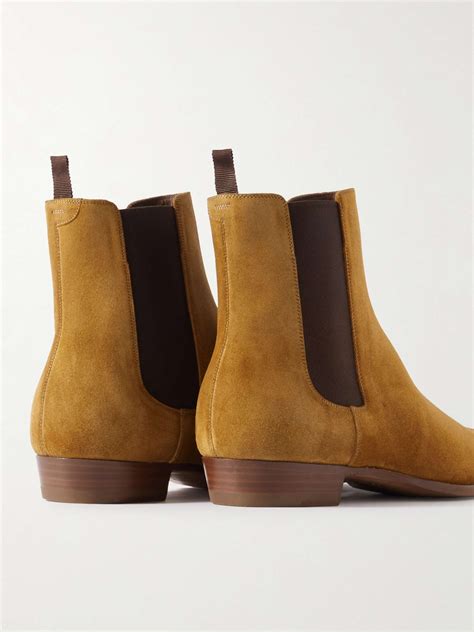 celine boots mens chelsea suede|women Celine boots.